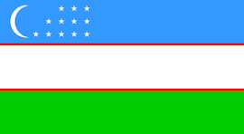 Uzbekistan flag